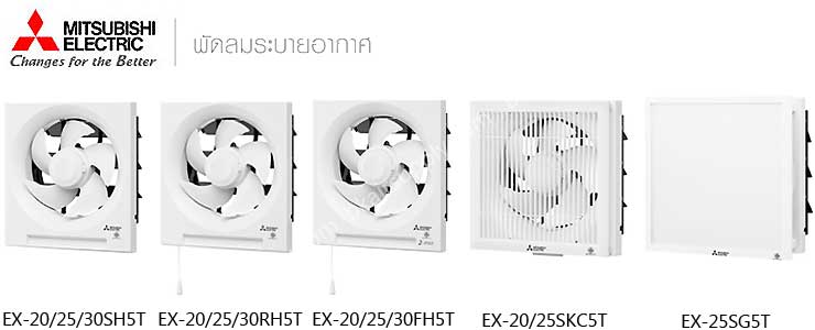 MITSUBISHI EX 20 RH พัดลมระบายอากาศดูดเข้า-ออก 8 นิ้ว ราคา 1,034 บาท