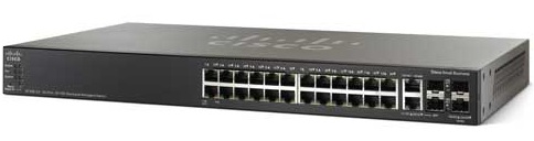 24-port 10/100 POE Stackable Managed Switch w/Gig Uplinks ราคา 23,980 บาท