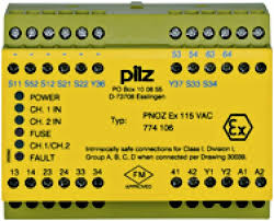 PILZ PNOZ EX 115VAC 3n/o 1n/c