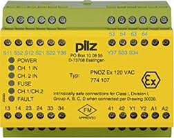PILZ PNOZ EX 120VAC 3n/o 1n/c FM/USA