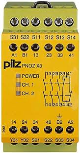 PILZ PNOZ X3 48VAC 24VDC 3n/o 1n/c 1so