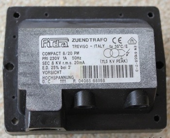 Fida zuendtrafo Compact 8/20 PM ignition transformer