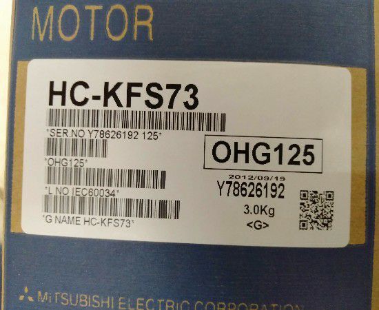 MOTOR HC-KFS73 ราคา17500บาท