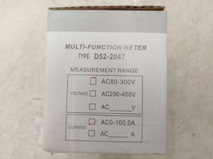 DIGITAL AC MULTIMETER 80-300V 0-100A ราคา 850 บาท
