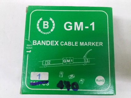 BANDEX CABLE MARKER GM-1 เลข1 ราคา 1 บาท