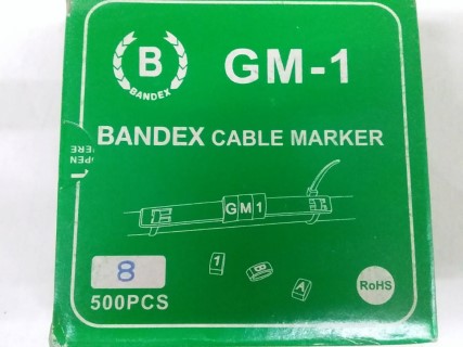 BANDEX CABLE MARKER GM-1 เลข8 ราคา 1 บาท