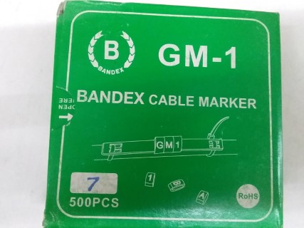 BANDEX CABLE MARKER GM-1 เลข7 ราคา 1 บาท