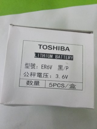 BATTERY TOSHIBA ER6V 3.6V ราคา 340 บาท