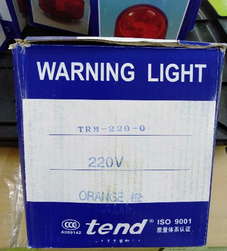 TEND WARNING LIGHT TRM-220-0 220VAC ราคา 650 บาท