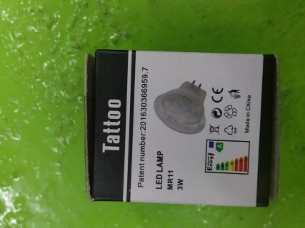 TATTO LED LAMP MR11 3W ราคา 210 บาท