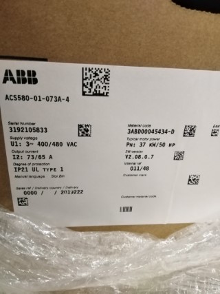 ABB ACS580-01-073A-4 + J400 ราคา 61000 บาท
