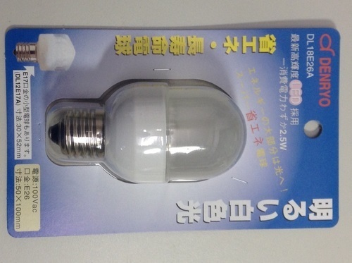 LED LIGHT DENRYO LED E17 2W 100VAC ราคา 3700 บาท