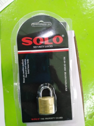 HD SMALL KEY FOR LOCKER กุญแจทองเหลือง ระบบสปริง SOLO 20MM ราคา 130 บาท