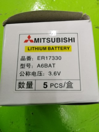 MITSUBISHI LITHIUM BATTERY A6BAT 3.6V ราคา 400 บาท