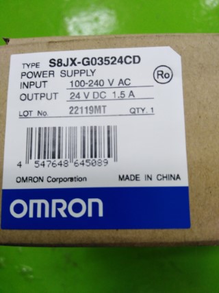 OMRON S8JX-G03524CD ราคา 1200 บาท