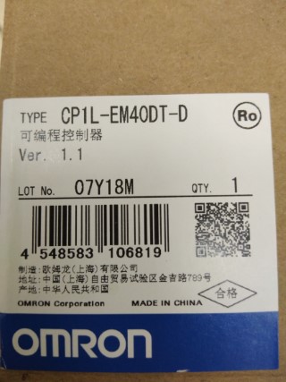 OMRON CP1L-EM40DT-D ราคา 9600 บาท