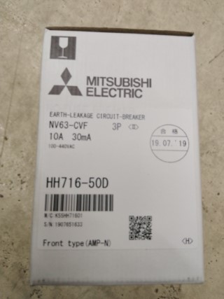 MITSUBISHI NV63-CVF 3P 10A 100-440V 30MA ราคา 3150 บาท