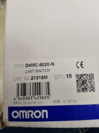 OMRON D4MC-5020 ราคา 487.86 บาท