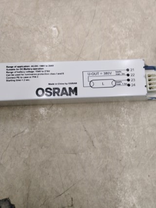 OSRAM BALLAST QUICK TRONIC QTP 1x36W 230-240V ราคา 1323 บาท
