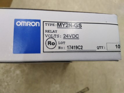 OMRON MY2N-GS 24VDC ราคา 178 บาท