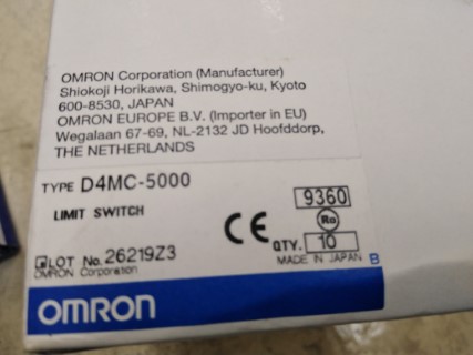 OMRON D4MC-5000 ราคา 483.76 บาท