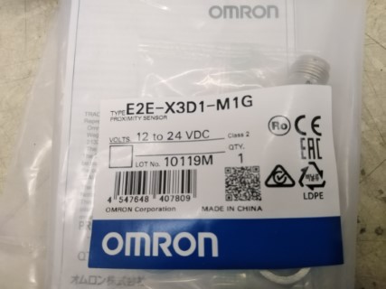 OMRON E2E-X3D1-M1G ราคา 1200 บาท