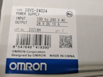 OMRON S8VS-240-24 ราคา 6250 บาท