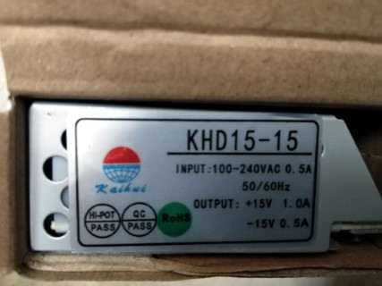 POWER SUPPLY KHD15-15 ราคา 1350 บาท