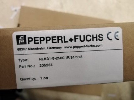 PEPPERL-FUCHS RLK31-8-2500-IR/31/115 ราคา 1822 บาท