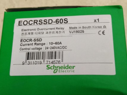 SCHNEIDER EOCR-SSD 60S ราคา 3500 บาท