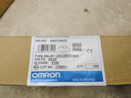 OMRON G2R-1-SN 24VDC ราคา 152.10 บาท