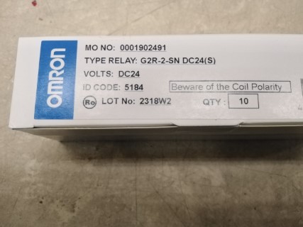 OMRON G2R-2SN 24VDC ราคา 165 บาท