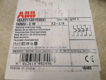 ABB TA25DU-3.1 ราคา 900 บาท