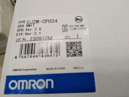 OMRON CJ2M-CPU34 ราคา 17000 บาท