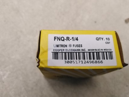 LITTELFUSE FNQ-R-1/4(FNQ R ¼) 0.25AMP 600V ราคา 428.25 บาท