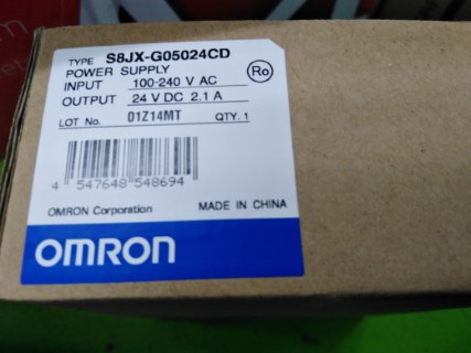 OMRON S8JX-G05024CD 100-240V ราคา 1200 บาท