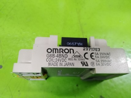 OMRON G6B-4BND 24VDC ราคา 800 บาท