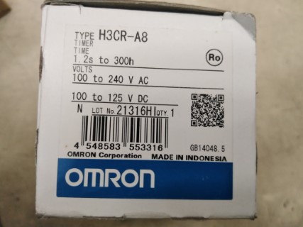 OMRON H8CR-A8 100-240VAC ราคา 650 บาท