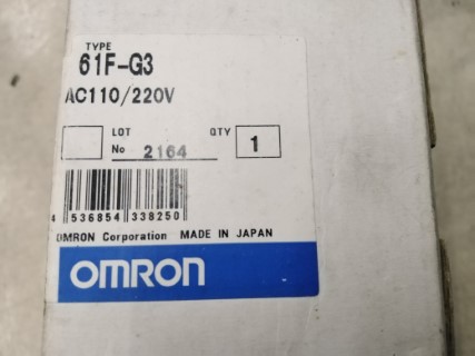 OMRON 61F-G3 AC110/220V ราคา 3488 บาท