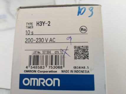 OMRON H3Y-2 10S 200-230VAC ราคา 724 บาท