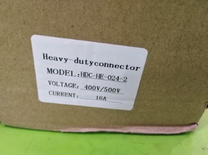 HEAVY-DUTY CONNECTOR HDC-HE-024-2 16A 400/500V ราคา 850 บาท