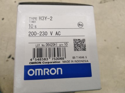 OMRON H3Y-2 10S 200-230VAC ราคา 740 บาท
