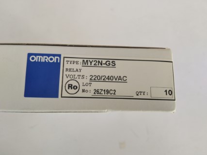 OMRON MY2N-GS 220/240VAC ราคา 100 บาท