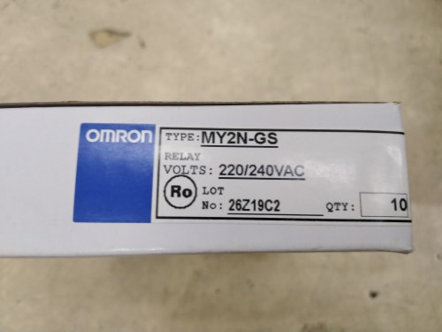 OMRON MY2N-GS 220/240VAC ราคา 120 บาท