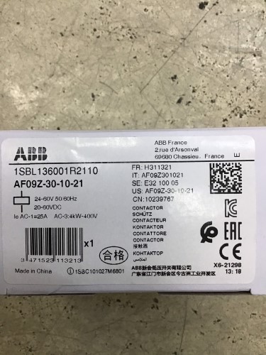 ABB AF09Z-30-10-21 24-60V ราคา 1,100 บาท