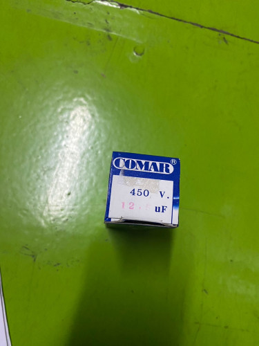 COMER MOTOR RUN CAPACITOR 450V 12,5UF ราคา 5 บาท