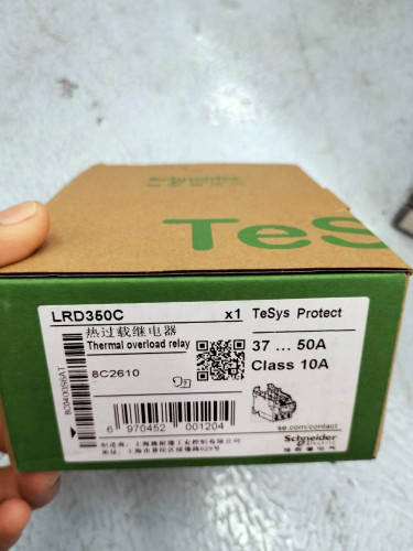 SCHNEIDER OVERLOAD RELAY MODEL: LRD350C 37-50A CLASS 10A ราคา 1,150.00 บาท