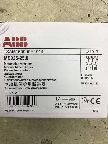 Ms2525b Code Example ABB MS325-25 ราคา 4,000 บาท