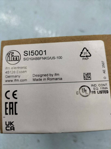 IFM ELECTRONIC MODEL: SI5001 / SID10ABBFNKG/US-100 ราคา 11,662.00 บาท