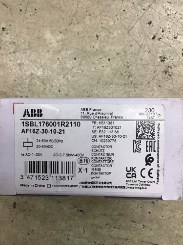 ABB AF-16Z-30-10-21 20-60VDC ราคา 1,750 บาท